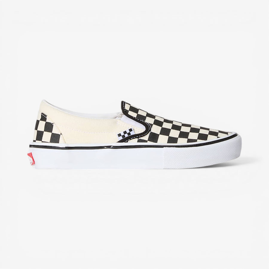 Vans Skate Checkerboard Slip-On Shoes - Black/White