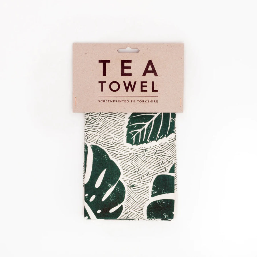 Wald Tea Towel - Monstera Leaf