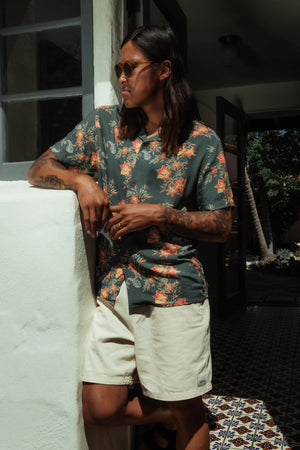 Rhythm Tropical Paisley Cuban Shortsleeved Shirt