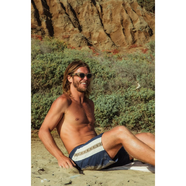 Rhythm Heritage Stripe Trunk - Navy