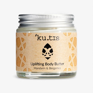 Kutis Organic Body Butter - UPLIFTING - Mandarin & Bergamot - 30g