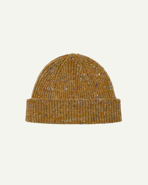 USKEES 'DONEGAL MERINO WOOL' BEANIE - Butterscotch - #4003