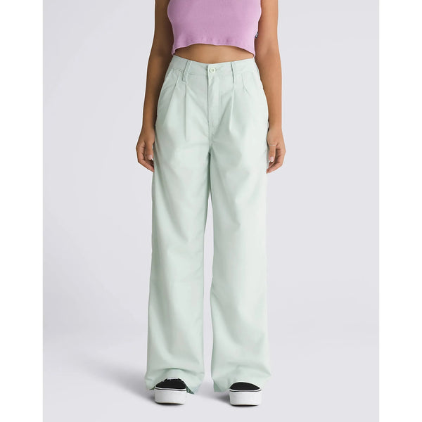 Vans Alder Relaxed Pleated Trousers - Pale Aqua