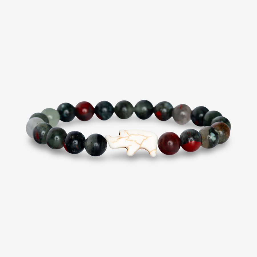 Fahlo Charge Bracelet - Rhino - Savanna Stone