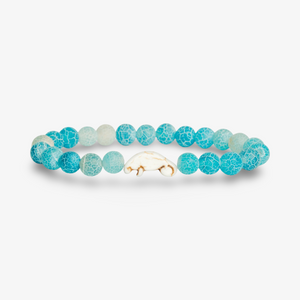 Fahlo Drift Bracelet - Manatee - Aqua Blue