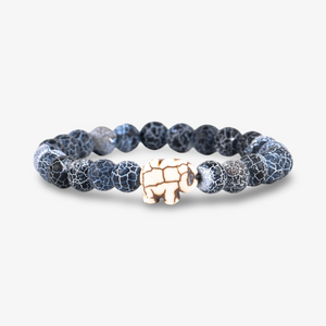 Fahlo Expedition Bracelet - Elephant - River Blue