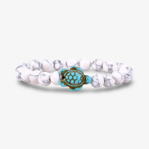 Fahlo Journey Bracelet - Sea Turtle - White Howlite