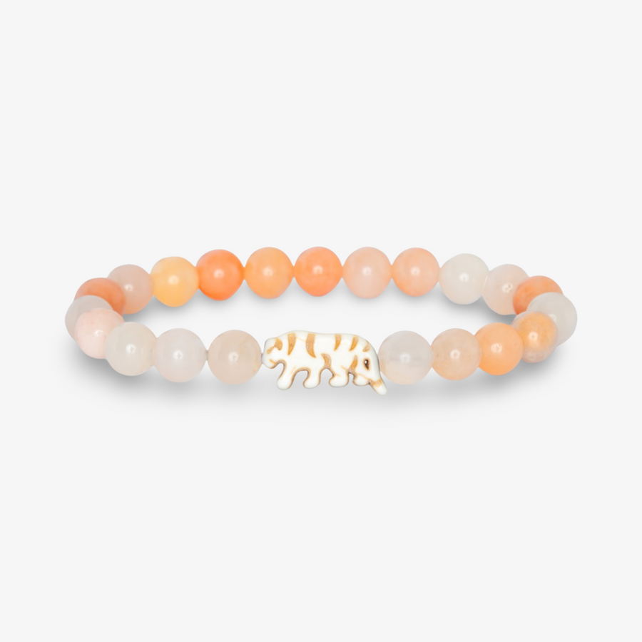 Fahlo Prowl Bracelet - Tiger - Hibiscus
