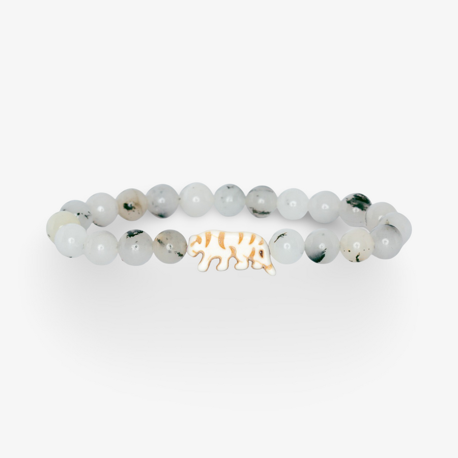 Fahlo Prowl Bracelet - Tiger - Siam Stone