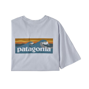 Patagonia Men's Boardshort Logo Pocket Responsibili-Tee - White