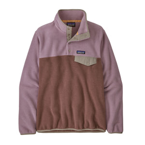 Patagonia Women's Lightweight Synchilla® Snap-T® Fleece Pullover - Dulse Mauve