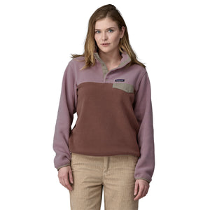 Patagonia Women's Lightweight Synchilla® Snap-T® Fleece Pullover - Dulse Mauve