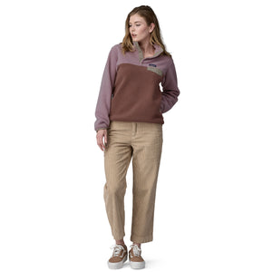 Patagonia Women's Lightweight Synchilla® Snap-T® Fleece Pullover - Dulse Mauve