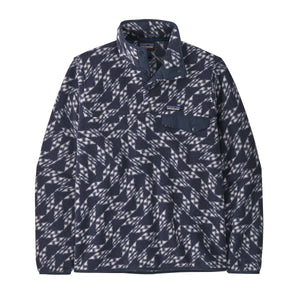 Patagonia Men's Lightweight Synchilla® Snap-T® Fleece Pullover -  Synched Flight: New Navy