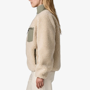 Patagonia Women's Classic Retro-X® Fleece Jacket - Dark Natural w/River Rock Green