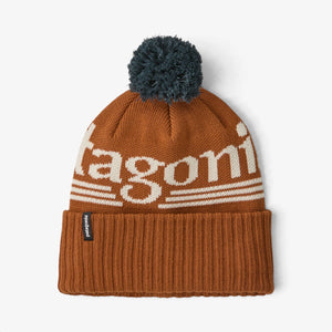 Patagonia Powder Town Beanie - Hut Tripper Logo: Cinnamon Brown
