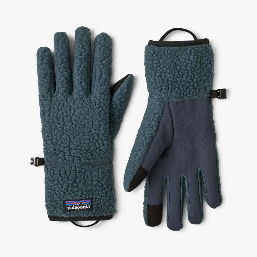 Patagonia Retro Pile Fleece Gloves - Summit Blue