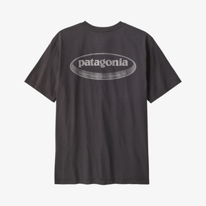 Patagonia M's '95 Oval Logo T-Shirt - Ink Black