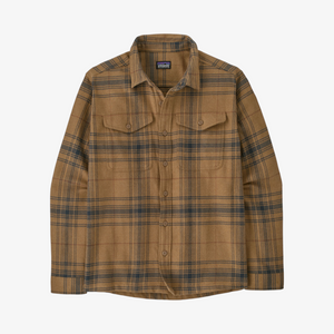 Patagonia Men's Fjord Flannel Shirt - Dissolve: Slab Khaki