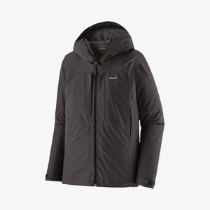 Patagonia Men's Insulated Boulder Fork Rain Jacket - Black