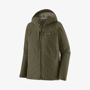 Patagonia Men's Insulated Boulder Fork Rain Jacket - Basin Green