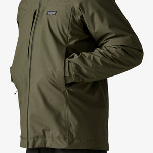 Patagonia Men's Insulated Boulder Fork Rain Jacket - Basin Green