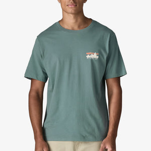 Patagonia Men's '73 Skyline Organic T-Shirt - Blue Sage