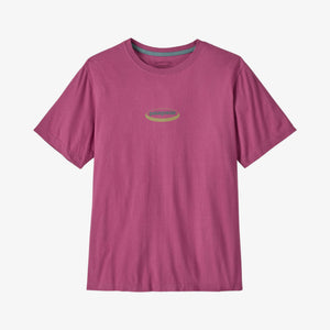 Patagonia M's '95 Oval Logo T-Shirt - Faded Magenta