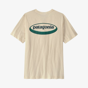 Patagonia M's '95 Oval Logo T-Shirt - Undyed Natural