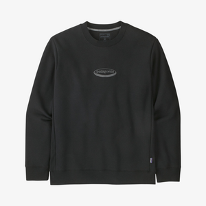 Patagonia M's '95 Oval Logo Uprisal Crew Sweatshirt - Black