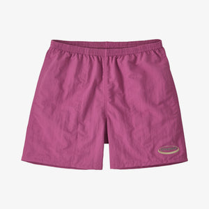 Patagonia Men's Baggies™ Shorts - 5" - ‘95 Oval Logo: Faded Magenta