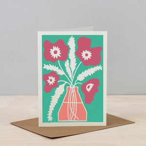 Wald Greeting Card - Poppy
