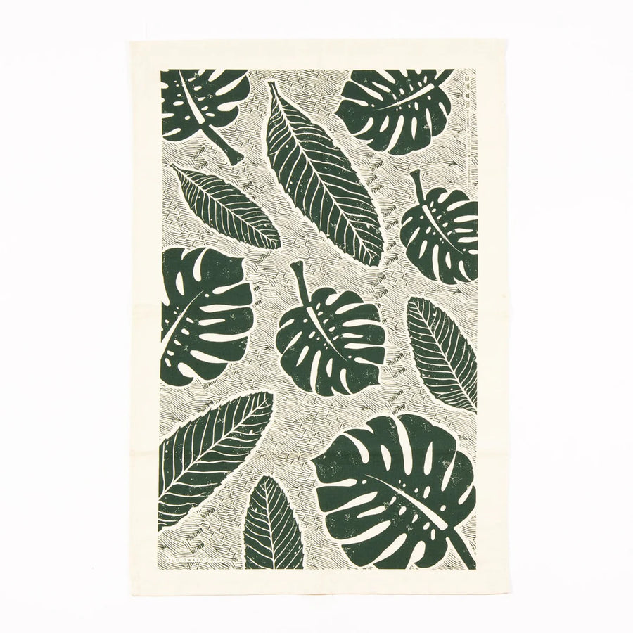 Wald Tea Towel - Monstera Leaf