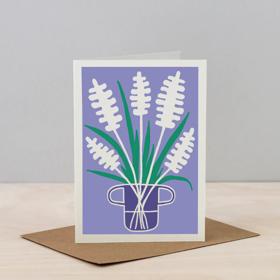 Wald Greeting Card - Hyacinth