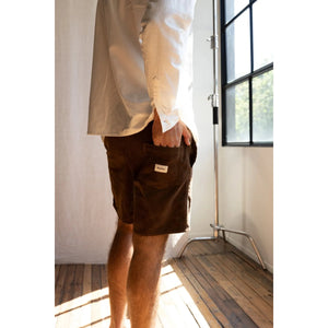 Rhythm Classic Cord Jam Short - Chocolate