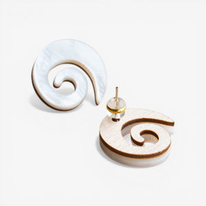 Pepper You 'Swirl' Stud Earrings