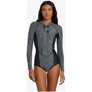 Billabong Women's Coral Gardeners 1mm Longsleeve Springsuit - Coral Black