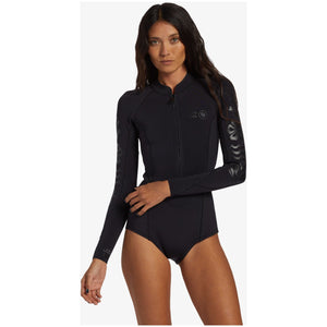 Billabong Women's Coral Gardeners 1mm Longsleeve Springsuit - Coral Black