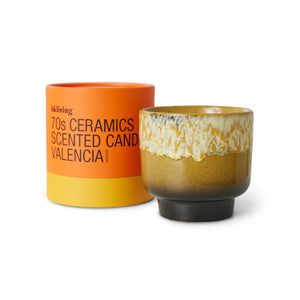 HKLIVING 70s ceramics scented candle - Valencia