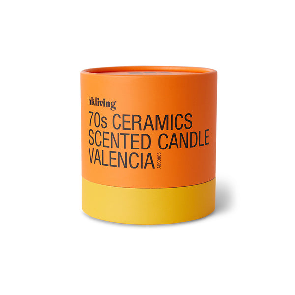 HKLIVING 70s ceramics scented candle - Valencia