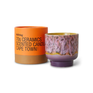 HKLIVING 70s ceramics scented candle - Cape Town