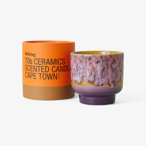 HKLIVING 70s ceramics scented candle - Cape Town