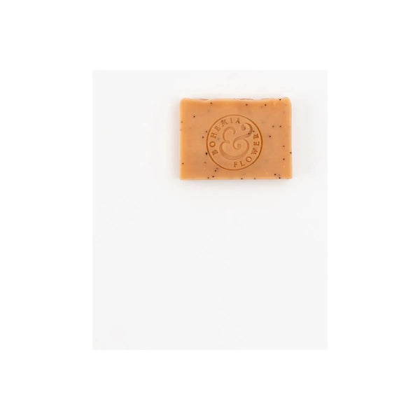 Bohemia & Flower  Garden Bar Soap - Pink Clay, Rose & Poppy Seed