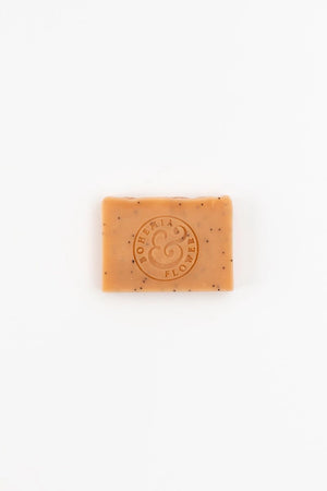 Bohemia & Flower  Garden Bar Soap - Pink Clay, Rose & Poppy Seed