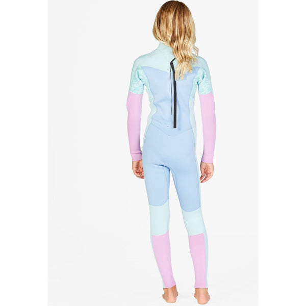 Billabong Girls 5/4mm Synergy BZ Wetsuit  - Iceburg