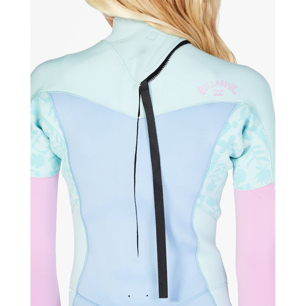 Billabong Girls 5/4mm Synergy BZ Wetsuit  - Iceburg