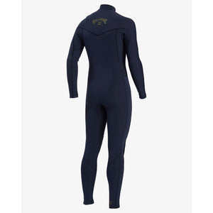 Billabong Revolution 3/2mm GBS Men's Chest Zip Wetsuit - Slate Blue