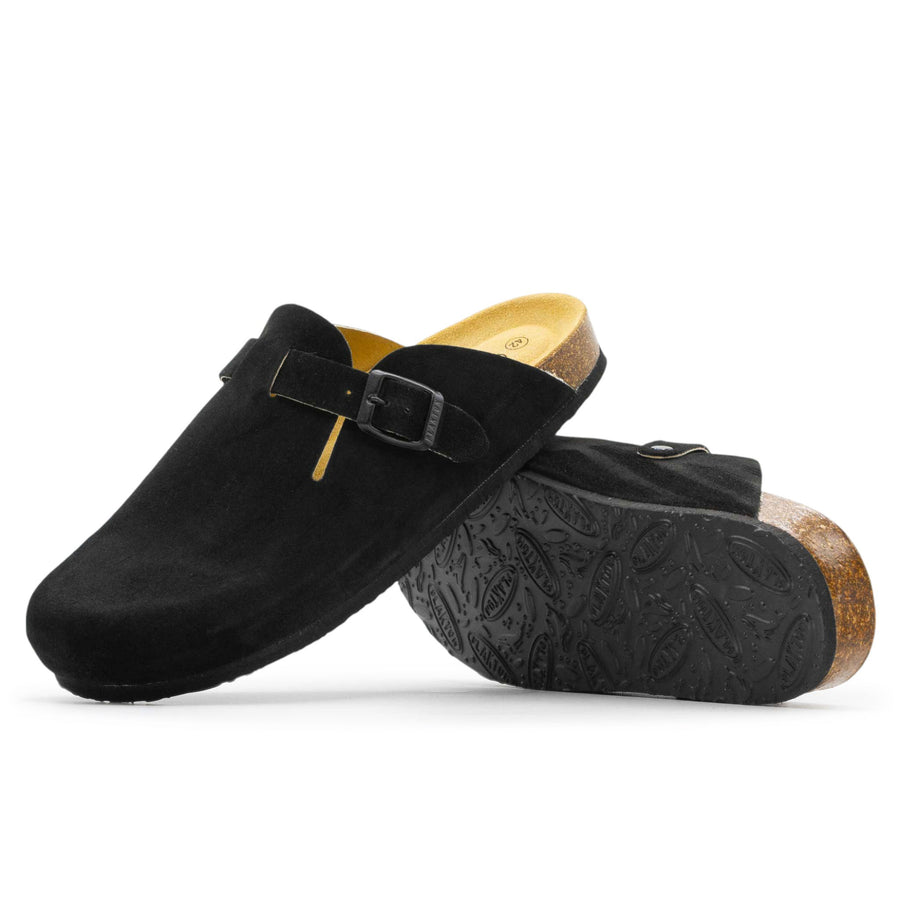 Plakton Men's 'Gibralter Blog' Suede Mule - Black