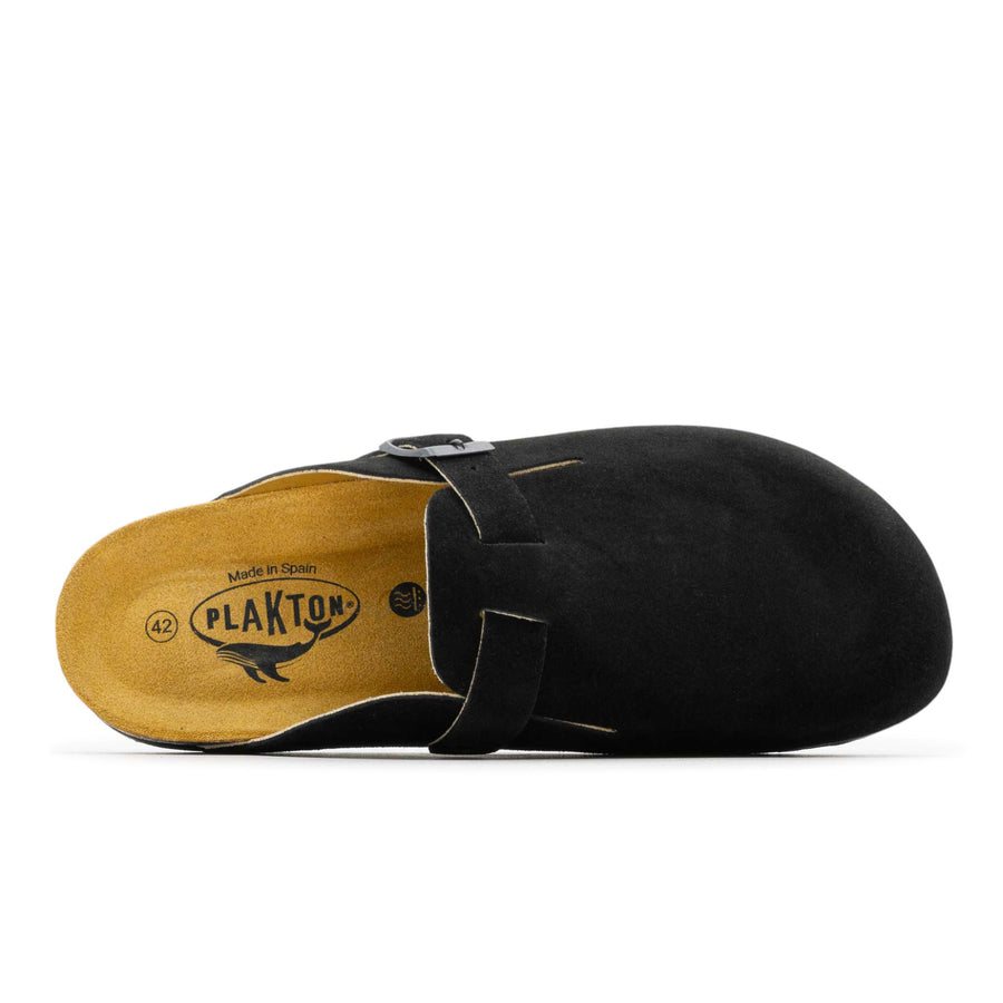 Plakton Men's 'Gibralter Blog' Suede Mule - Black