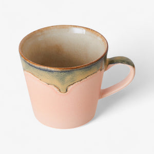 HKLiving  70s ceramics: cappuccino mug - Blossom